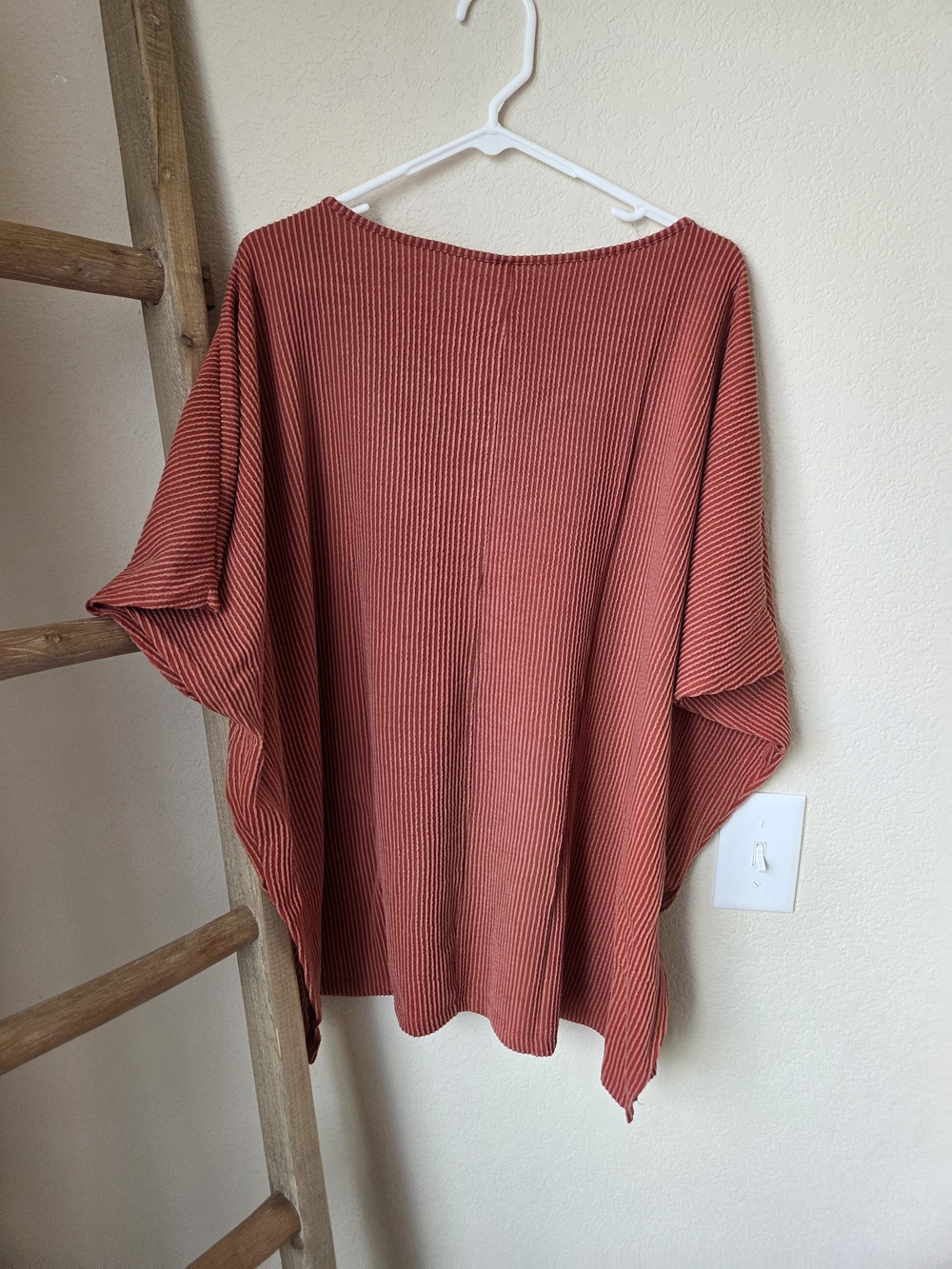 Dear Scarlett Ribbed Maxi Two-Piece Set — Rust - Picture 3 of 7